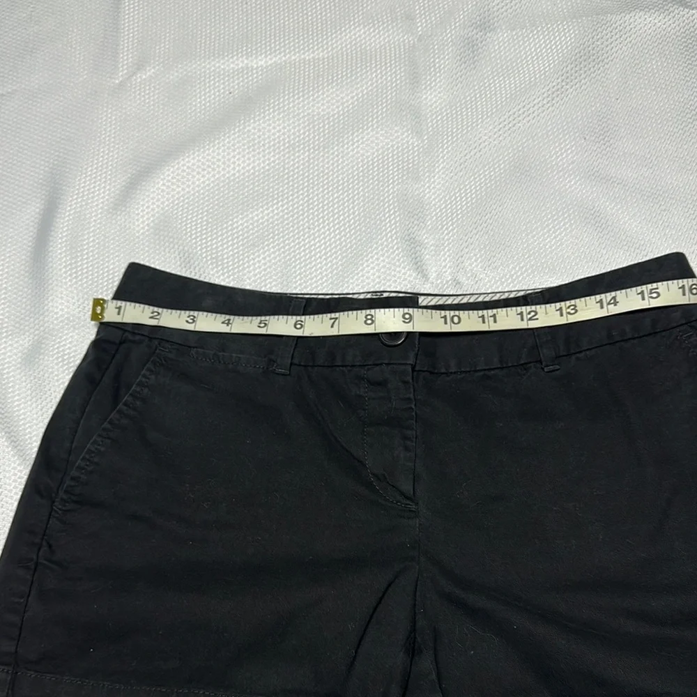 LOFT Black Bermuda Shorts Casual Style